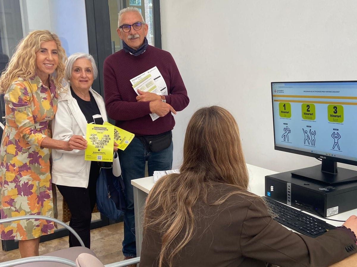 Valencia abre las inscripciones para participar en el Programa de Actividades para Personas Mayores 2026-2027