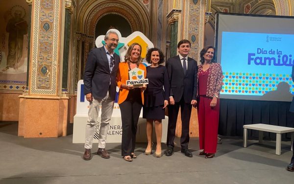 La Generalitat Valenciana reconoce la labor de FAMILY UP en el Día Internacional de las Familias