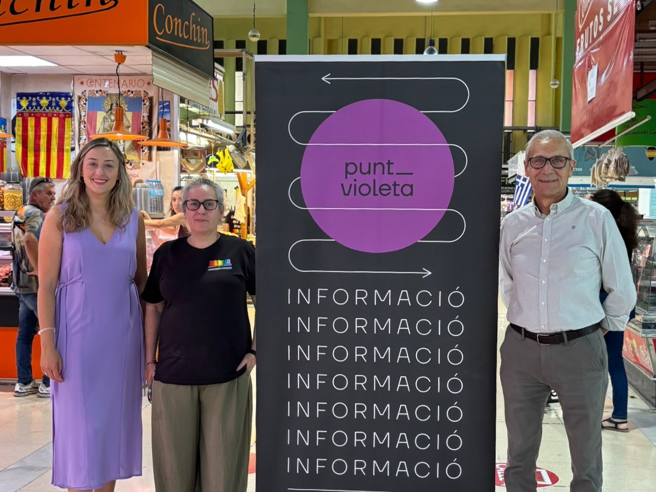 El Mercat de Russafa se une a la red de puntos violeta en la ciudad