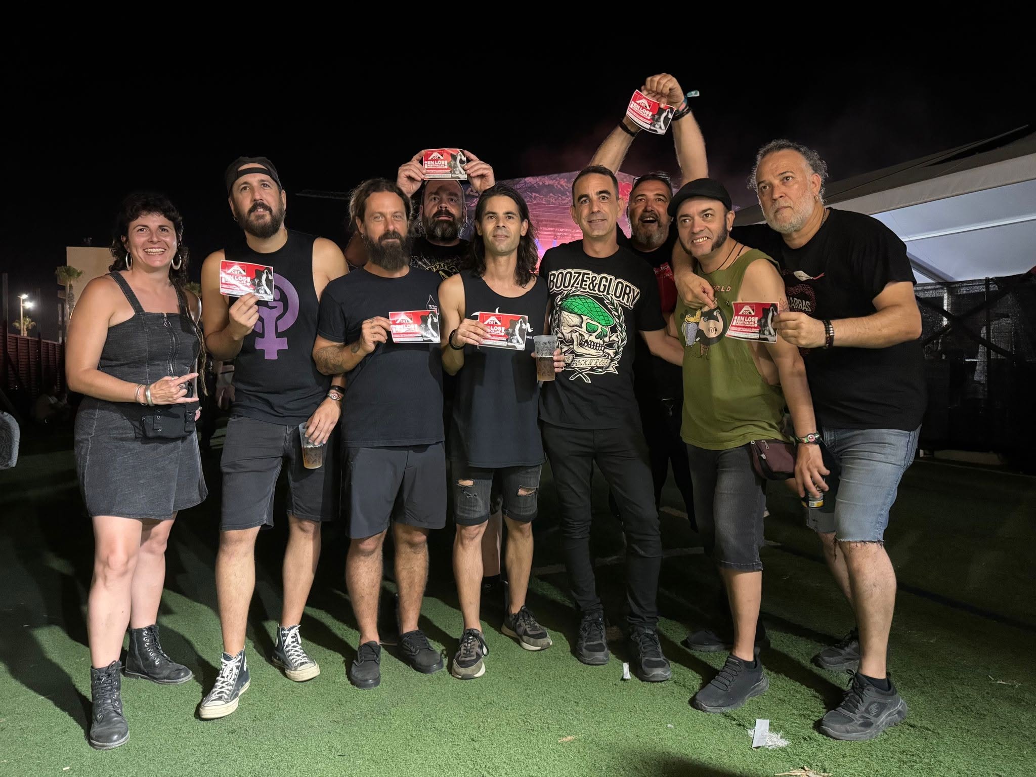 CGT refuerza la defensa de los derechos laborales en los festivales de música