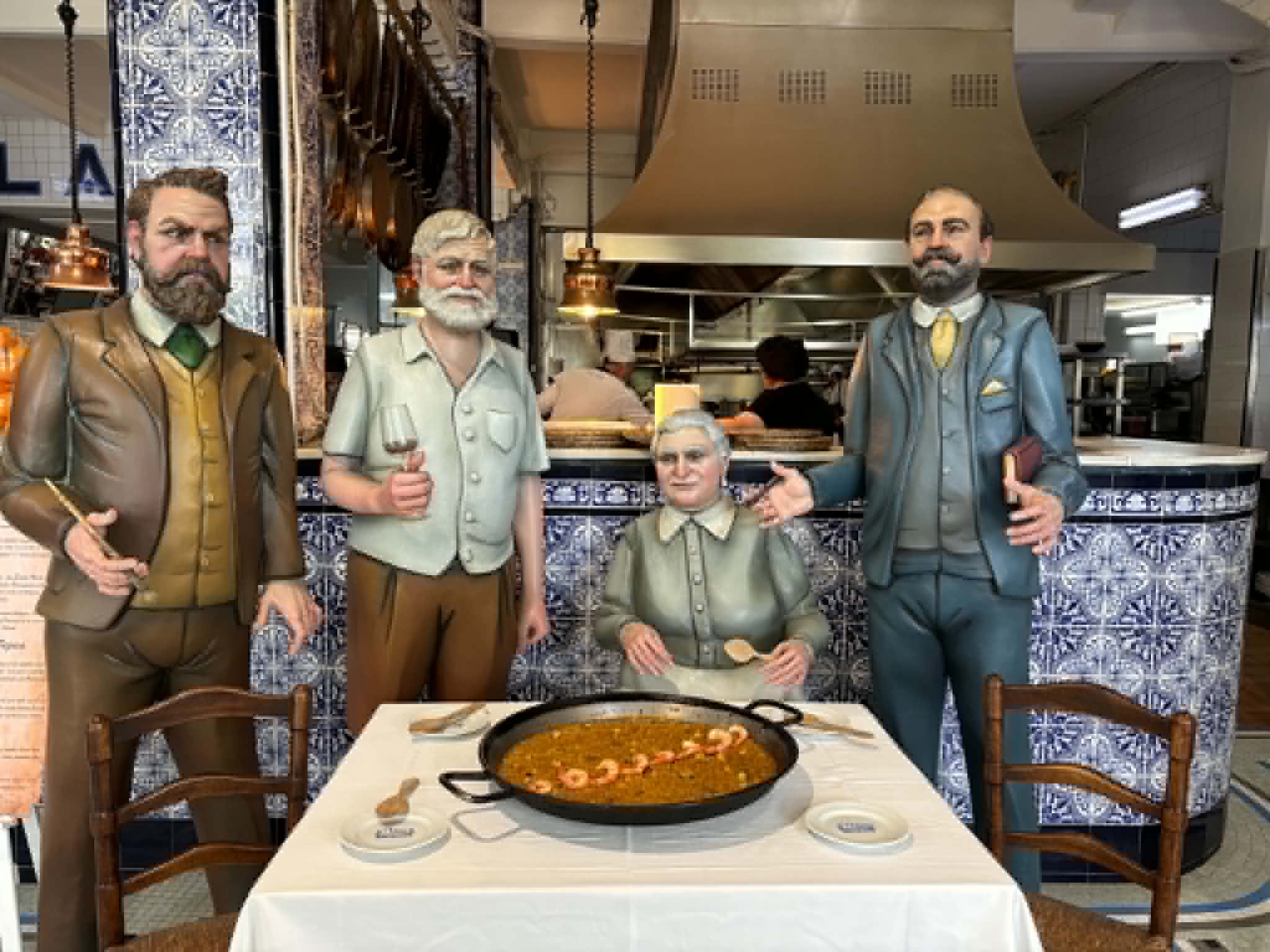 Valencia convierte la mesa en memoria cultural con Sorolla, Hemingway, “La Pepica” y Blasco Ibáñez