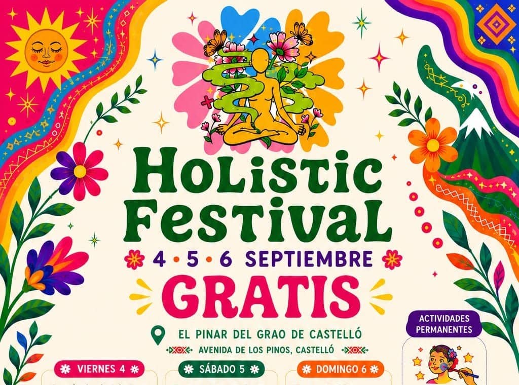 El Pinar del Grao de Castelló se convierte en el epicentro del bienestar con la llegada del Holistic Festival