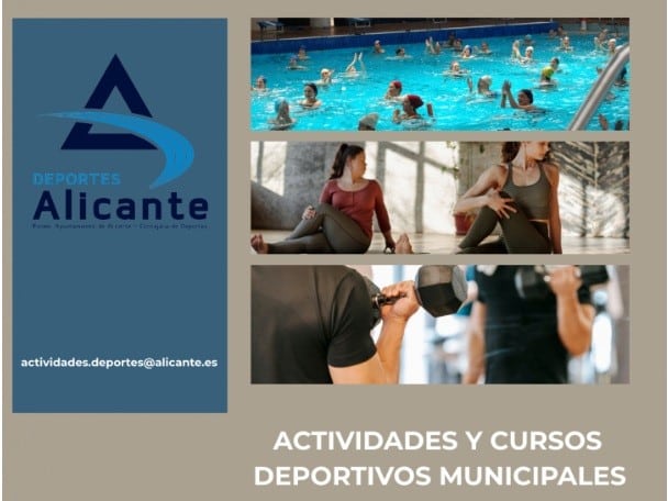 Alicante abre el lunes 17 la inscripción online a sus actividades deportivas municipales