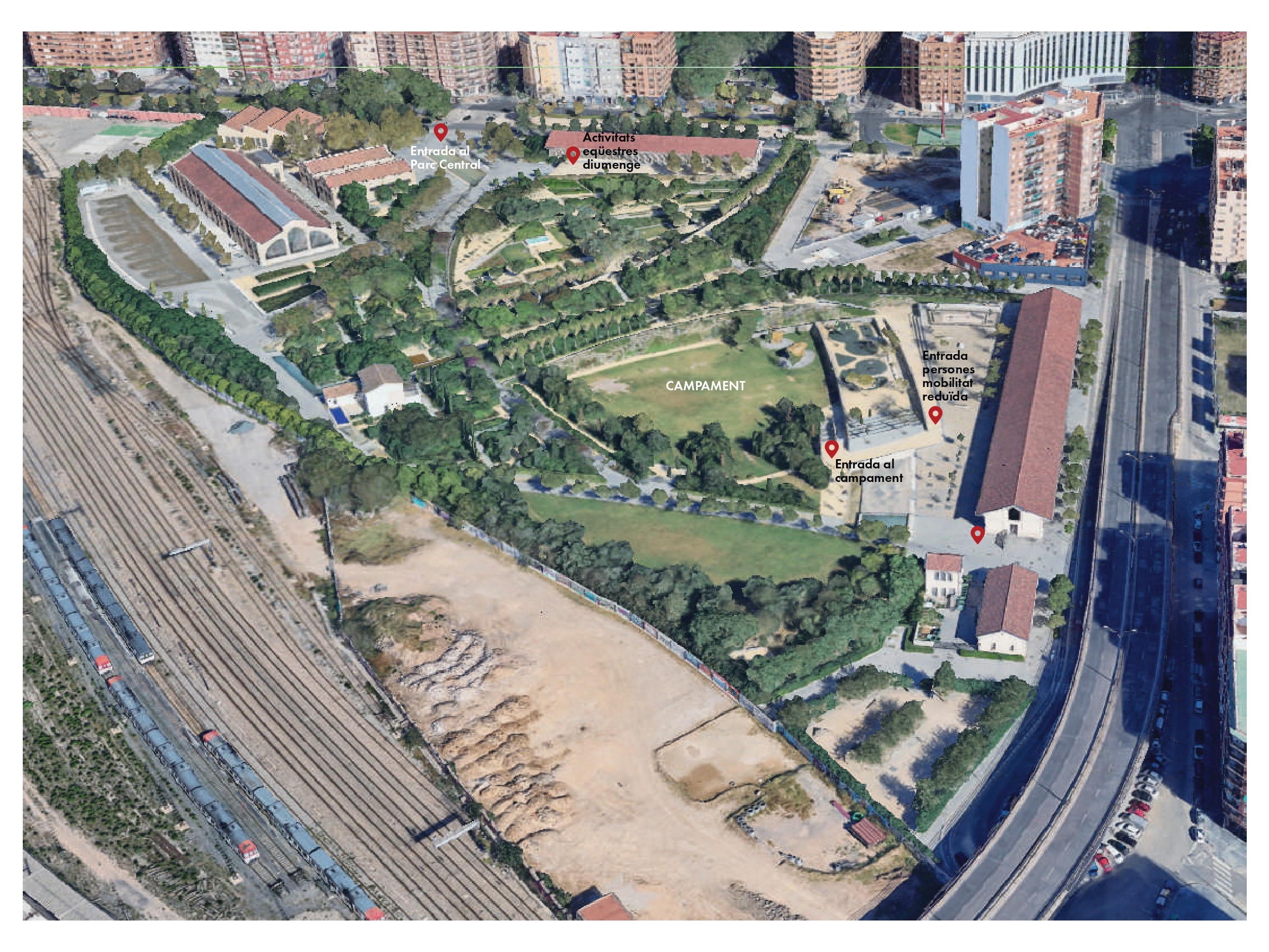 El Parc Central revive la época de Jaume I con un campamento de historia viva