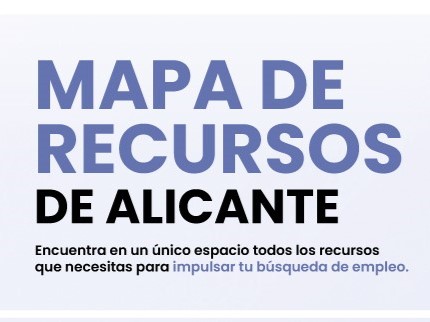 Alicante estrena un nuevo mapa de recursos para empleo, formación y emprendimiento